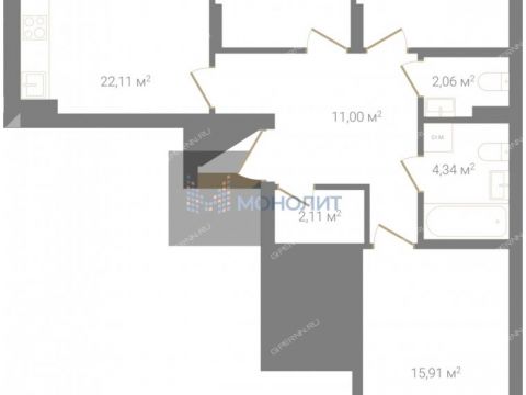 3-komnatnaya-ul-kutuzova-2a фото