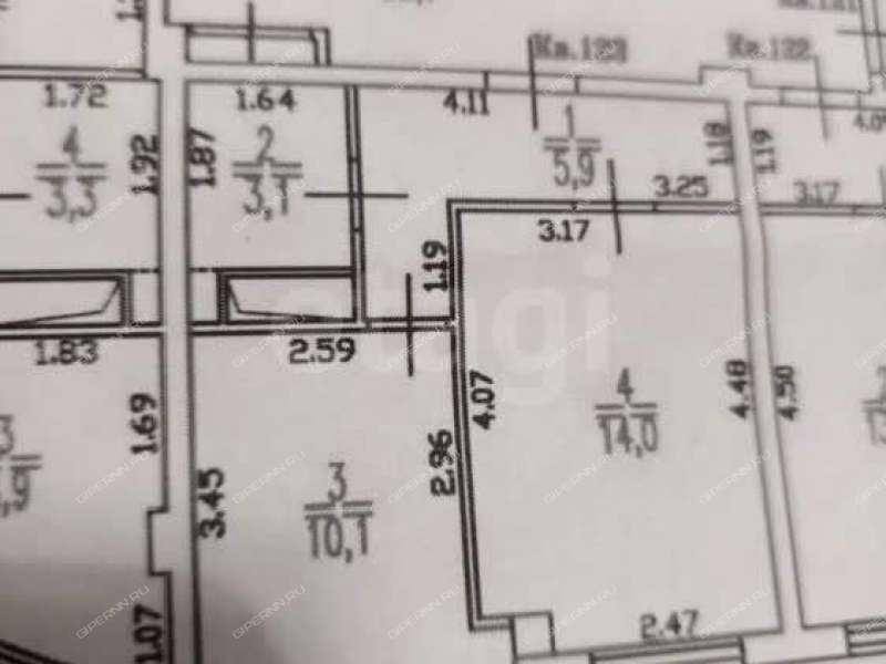 однокомнатная квартира на Конотопской улице дом 4